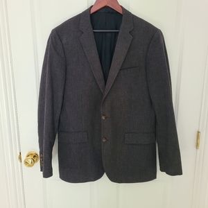 J. Crew Men's Thompson Blazer Size 42L Flex Wool Gray Suit Jacket Formal